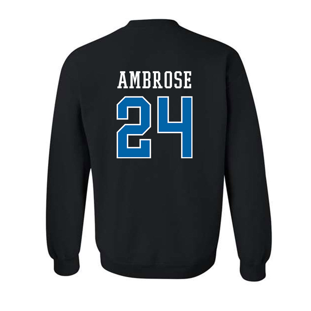 Texas A&M Corpus Christi - NCAA Men's Basketball : Jamal ambrose - Classic Shersey Crewneck Sweatshirt-1