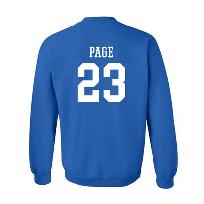 Texas A&M Corpus Christi - NCAA Women's Soccer : Madison Page - Classic Shersey Crewneck Sweatshirt-1