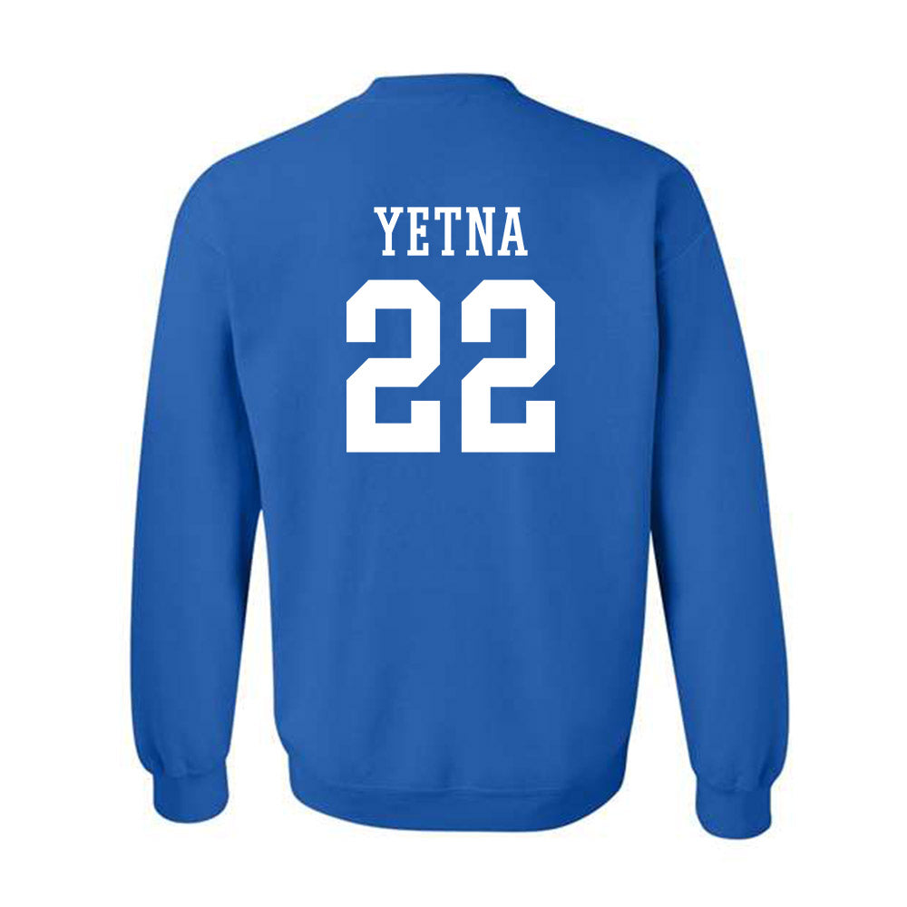 Texas A&M Corpus Christi - NCAA Men's Basketball : Franck Yetna - Classic Shersey Crewneck Sweatshirt-1