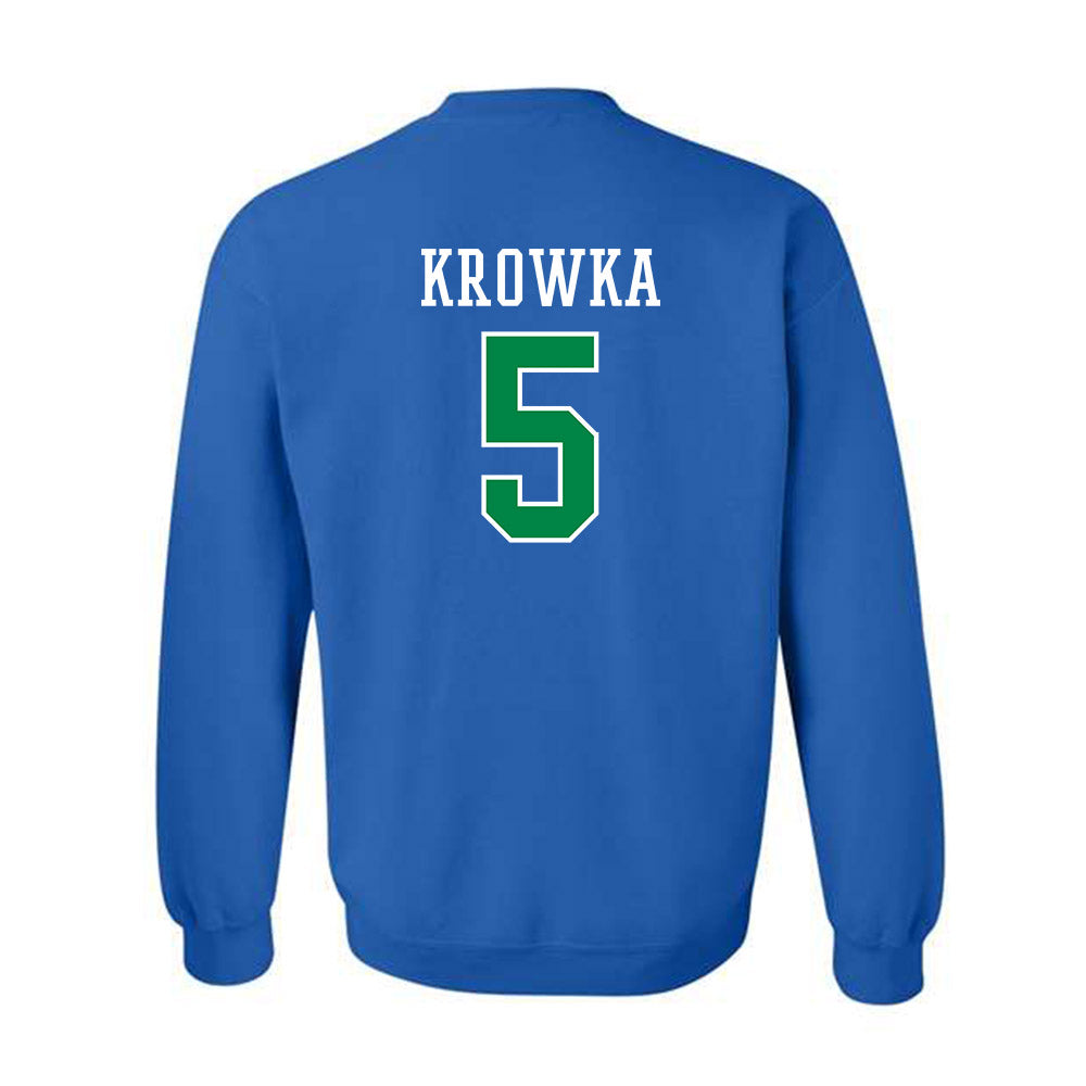 Texas A&M Corpus Christi - NCAA Baseball : Karson Krowka - Classic Shersey Crewneck Sweatshirt-1