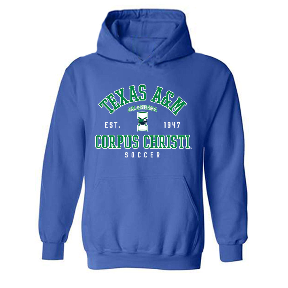 Texas A&M Corpus Christi - NCAA Women's Soccer : Cilia Leal Cardona - Classic Shersey Hooded Sweatshirt-0