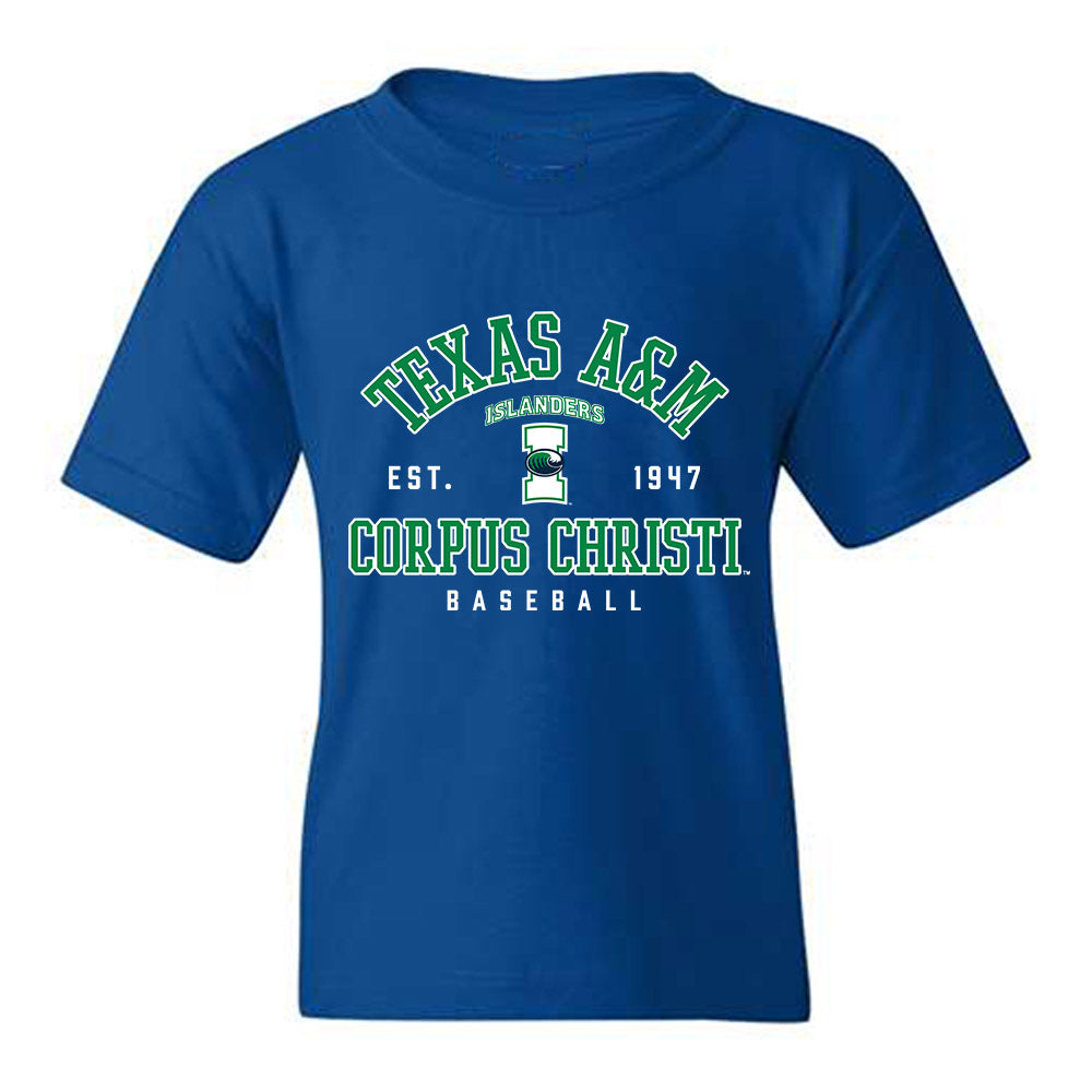 Texas A&M Corpus Christi - NCAA Baseball : Karson Krowka - Classic Shersey Youth T-Shirt-0