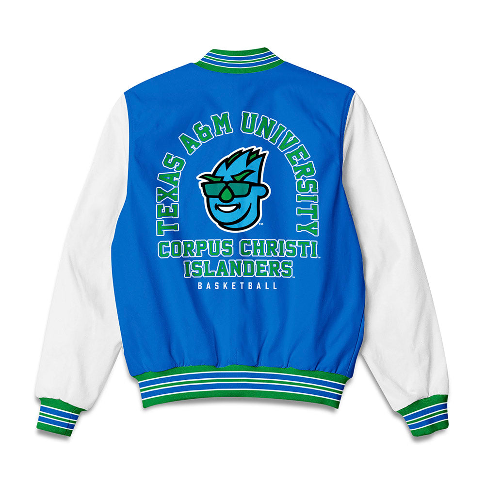 Texas A&M Corpus Christi - NCAA Men's Basketball : Franck Yetna - Bomber Jacket-1