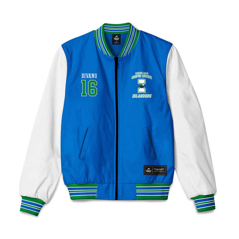 Texas A&M Corpus Christi - NCAA Women's Soccer : Alisa Divano - Bomber Jacket-0