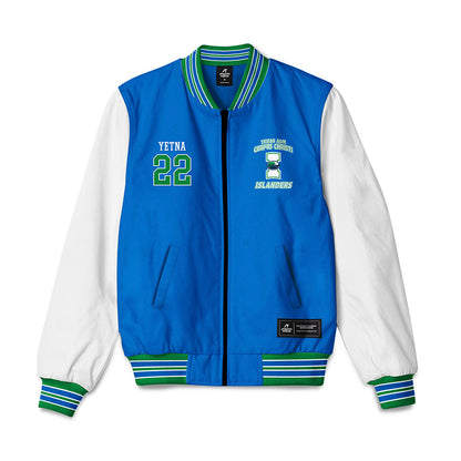 Texas A&M Corpus Christi - NCAA Men's Basketball : Franck Yetna - Bomber Jacket-0