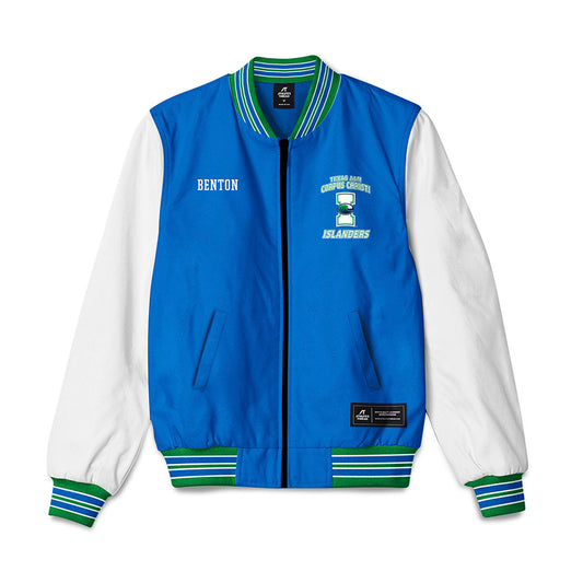 Texas A&M Corpus Christi - NCAA Men's Track & Field : Colin Benton - Bomber Jacket-0
