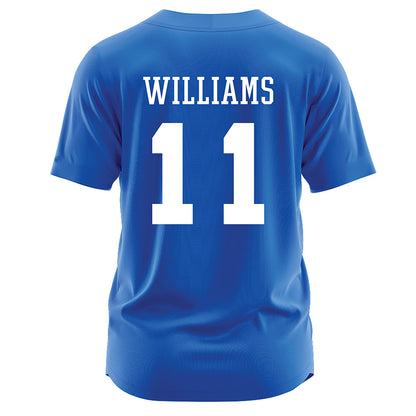 Texas A&M Corpus Christi - NCAA Softball : Malia Williams - Royal Jersey-1
