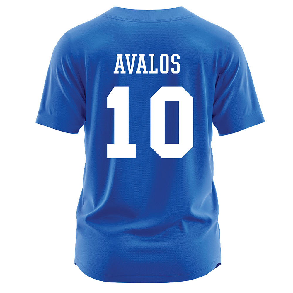 Texas A&M Corpus Christi - NCAA Softball : Rhea-Ann Avalos - Royal Jersey-1