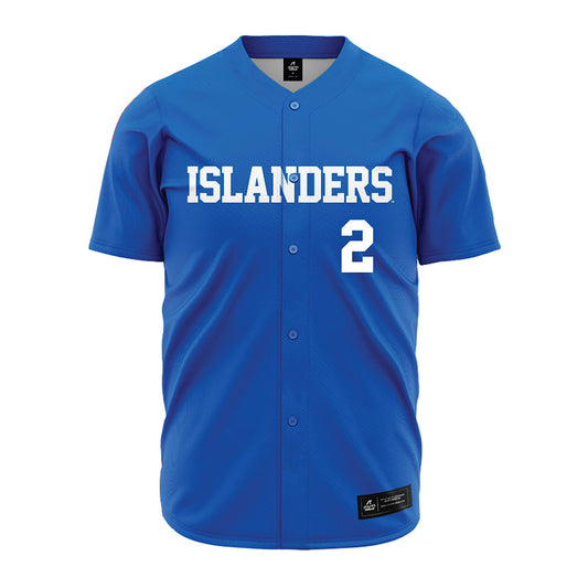 Texas A&M Corpus Christi - NCAA Baseball : Will Stark - Royal Jersey-0