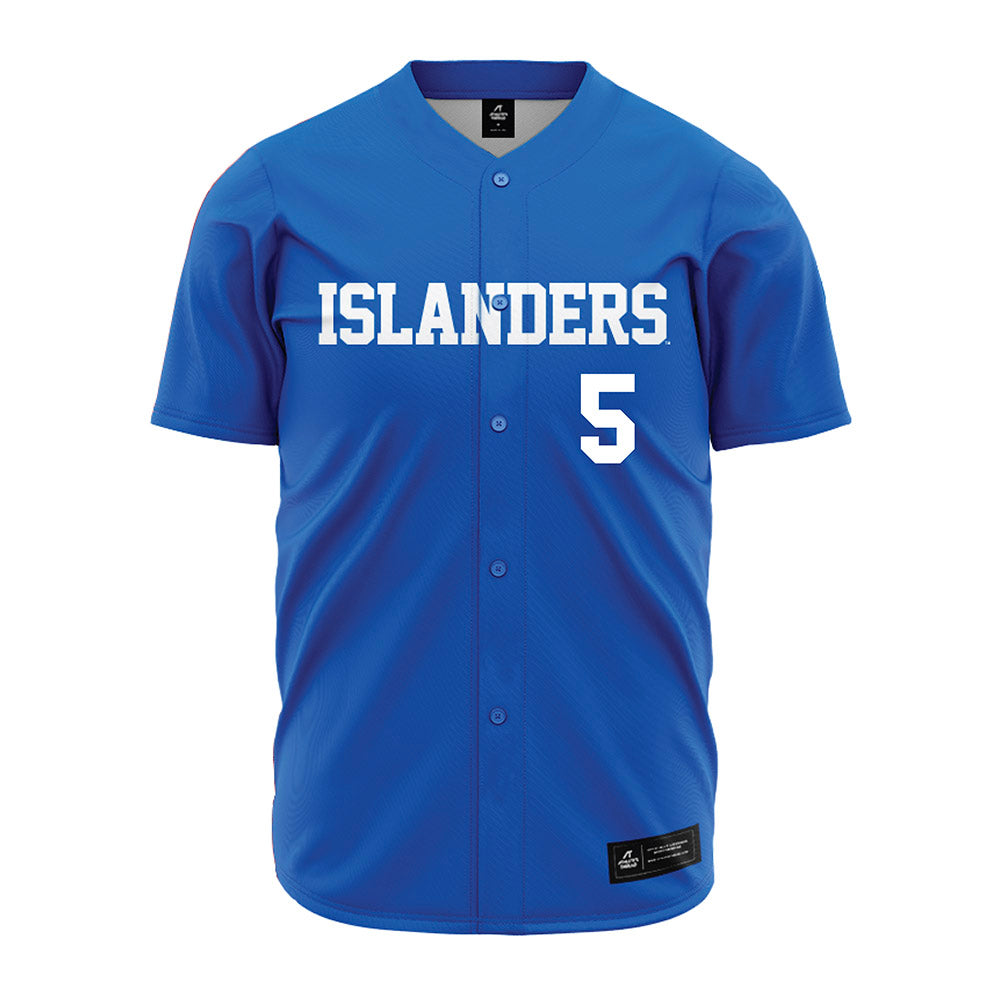Texas A&M Corpus Christi - NCAA Baseball : Karson Krowka - Royal Jersey-0
