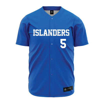 Texas A&M Corpus Christi - NCAA Baseball : Karson Krowka - Royal Jersey-0