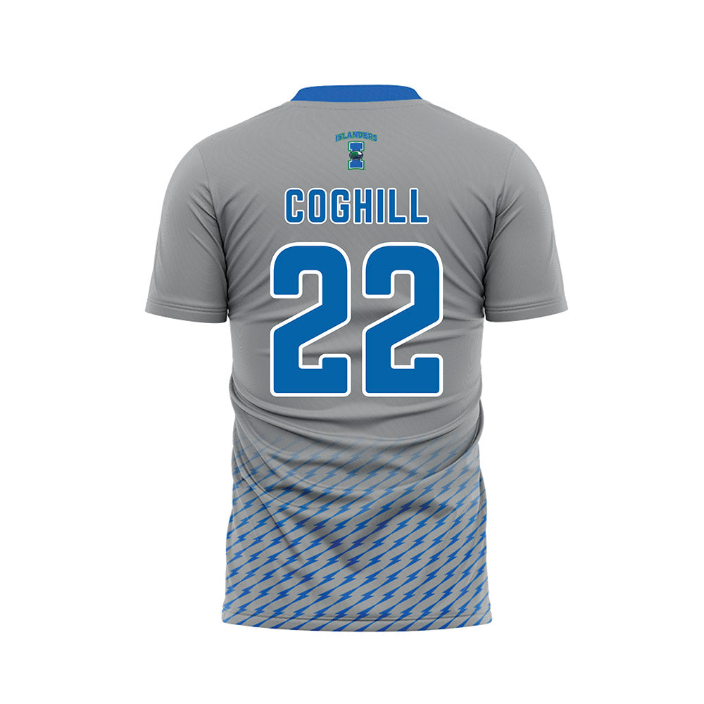 Texas A&M Corpus Christi - NCAA Women's Soccer : Paige Coghill - Grey Soccer Jersey-1