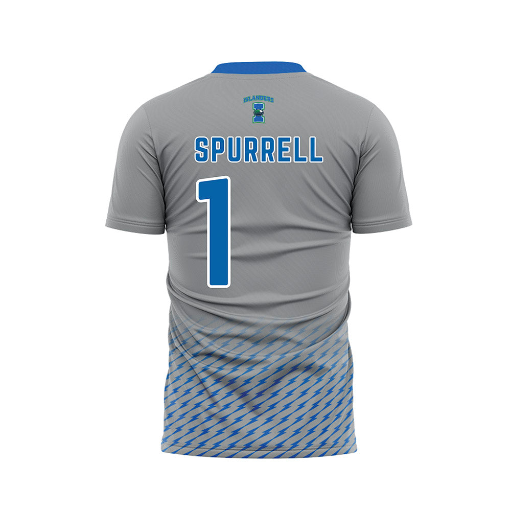 Texas A&M Corpus Christi - NCAA Women's Soccer : Jessie Spurrell - Grey Soccer Jersey-1