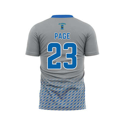 Texas A&M Corpus Christi - NCAA Women's Soccer : Madison Page - Grey Soccer Jersey-1