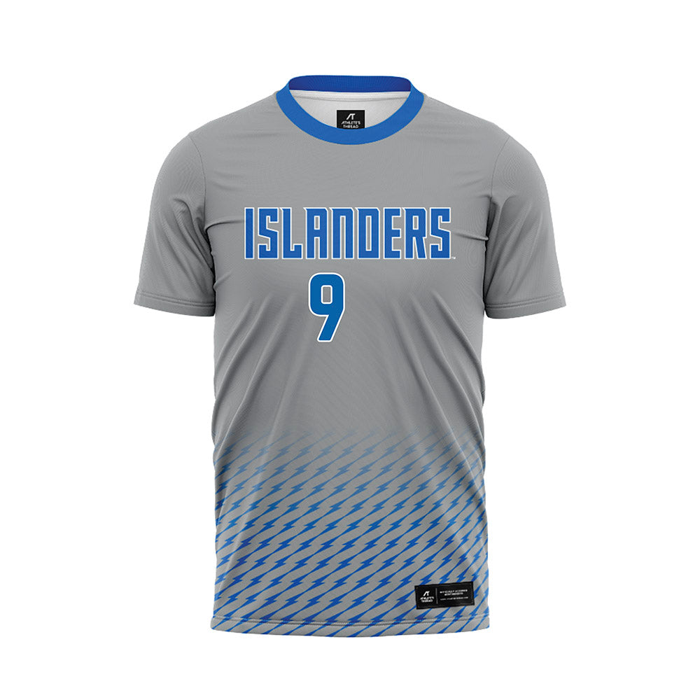 Texas A&M Corpus Christi - NCAA Women's Soccer : Mai-Lisa Atis - Grey Soccer Jersey-0