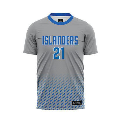 Texas A&M Corpus Christi - NCAA Women's Soccer : Morgan Westbury - Grey Soccer Jersey-0