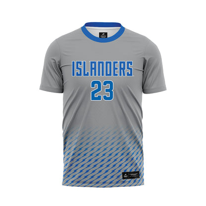 Texas A&M Corpus Christi - NCAA Women's Soccer : Madison Page - Grey Soccer Jersey-0