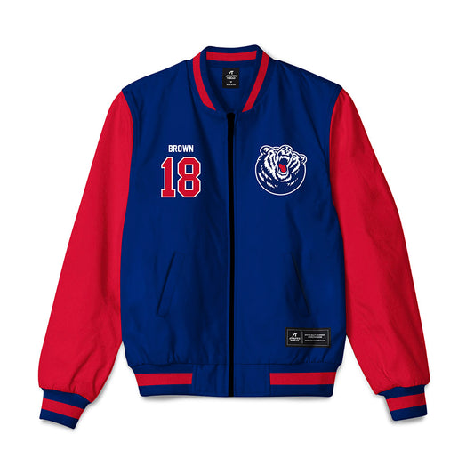 Belmont - NCAA Baseball : Zane Brown - Bomber Jacket-0