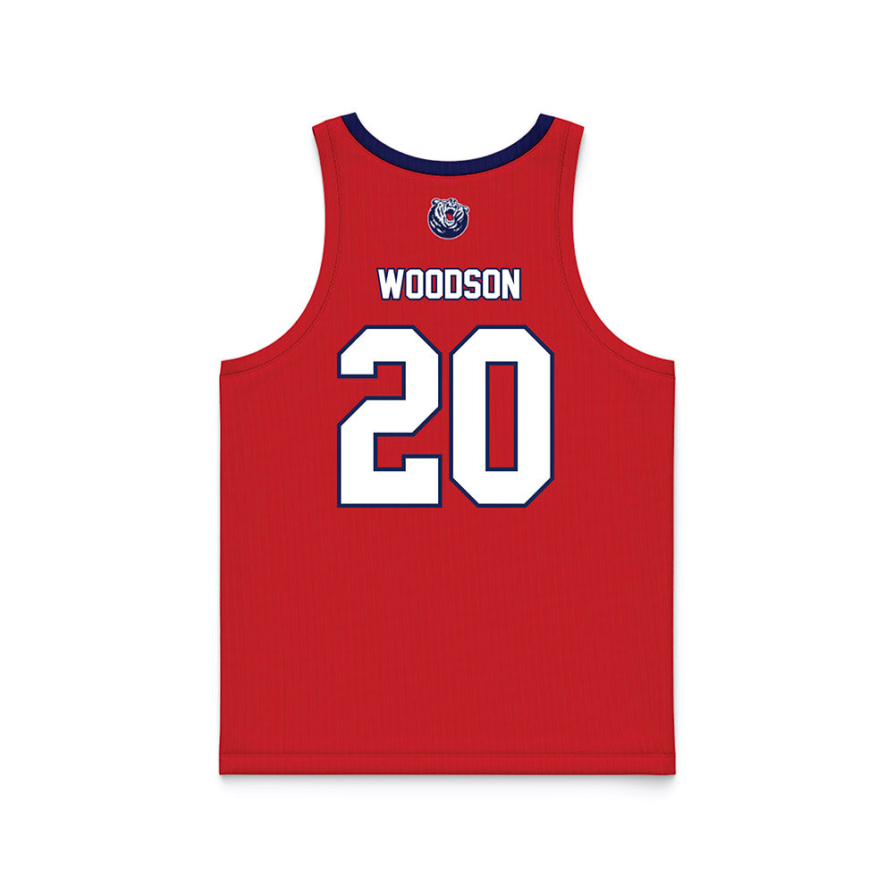 Belmont - NCAA Women's Basketball : Tatum Woodson - Red Basketball Jersey-1