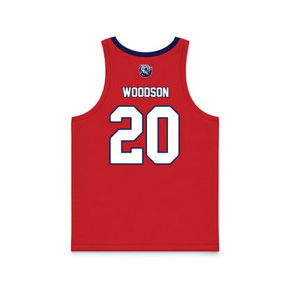 Belmont - NCAA Women's Basketball : Tatum Woodson - Red Basketball Jersey-1