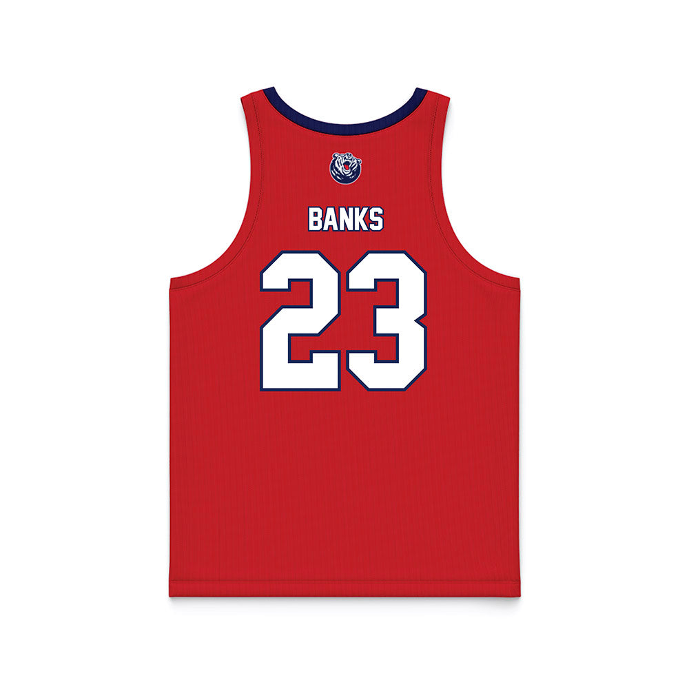 Belmont - NCAA Women's Basketball : Jailyn Banks - Red Basketball Jersey-1