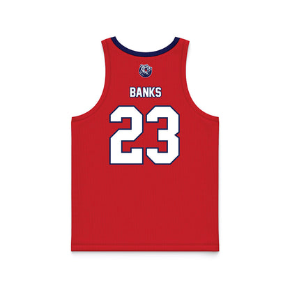Belmont - NCAA Women's Basketball : Jailyn Banks - Red Basketball Jersey-1