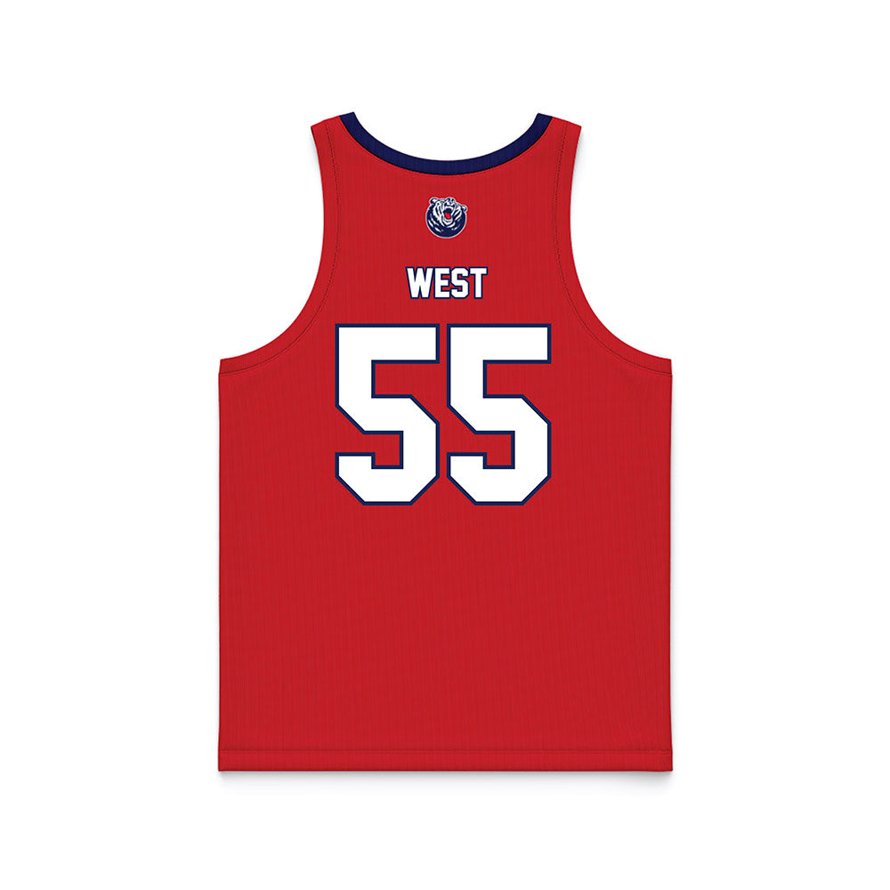 Belmont - NCAA Women's Basketball : Leah West - Red Basketball Jersey-1