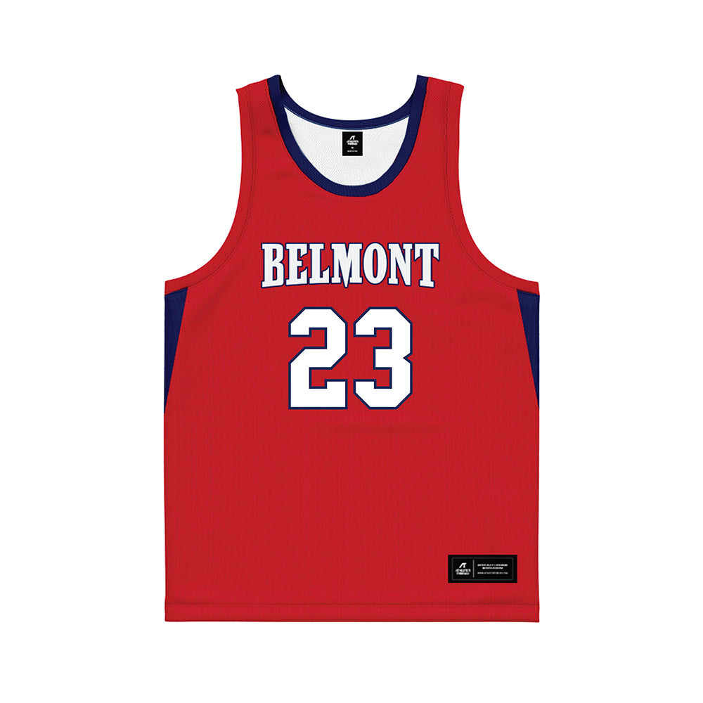 Belmont - NCAA Women's Basketball : Jailyn Banks - Red Basketball Jersey-0