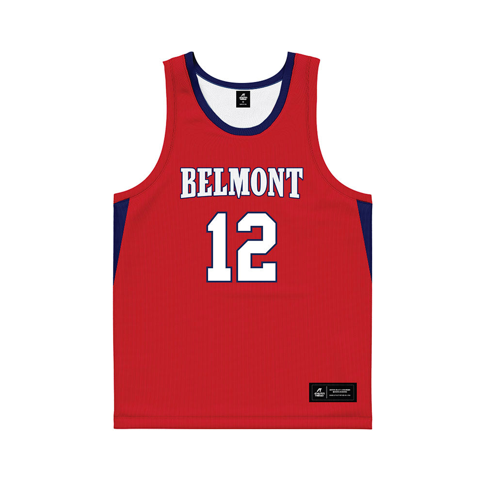 Belmont - NCAA Women's Basketball : Kate McGinnis - Red Basketball Jersey-0