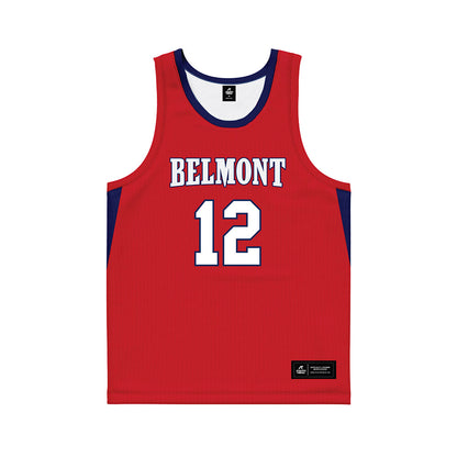 Belmont - NCAA Women's Basketball : Kate McGinnis - Red Basketball Jersey-0