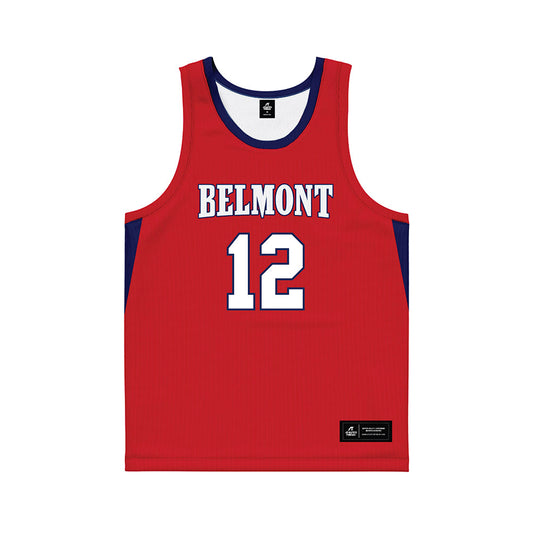 Belmont - NCAA Women's Basketball : Kate McGinnis - Red Basketball Jersey-0
