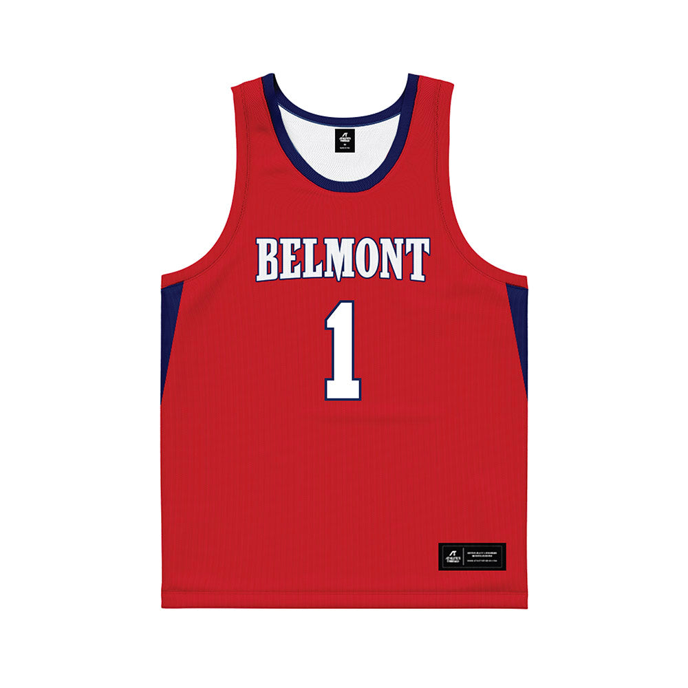 Belmont - NCAA Women's Basketball : Kensley Feltner - Red Basketball Jersey