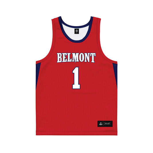 Belmont - NCAA Women's Basketball : Kensley Feltner - Red Basketball Jersey