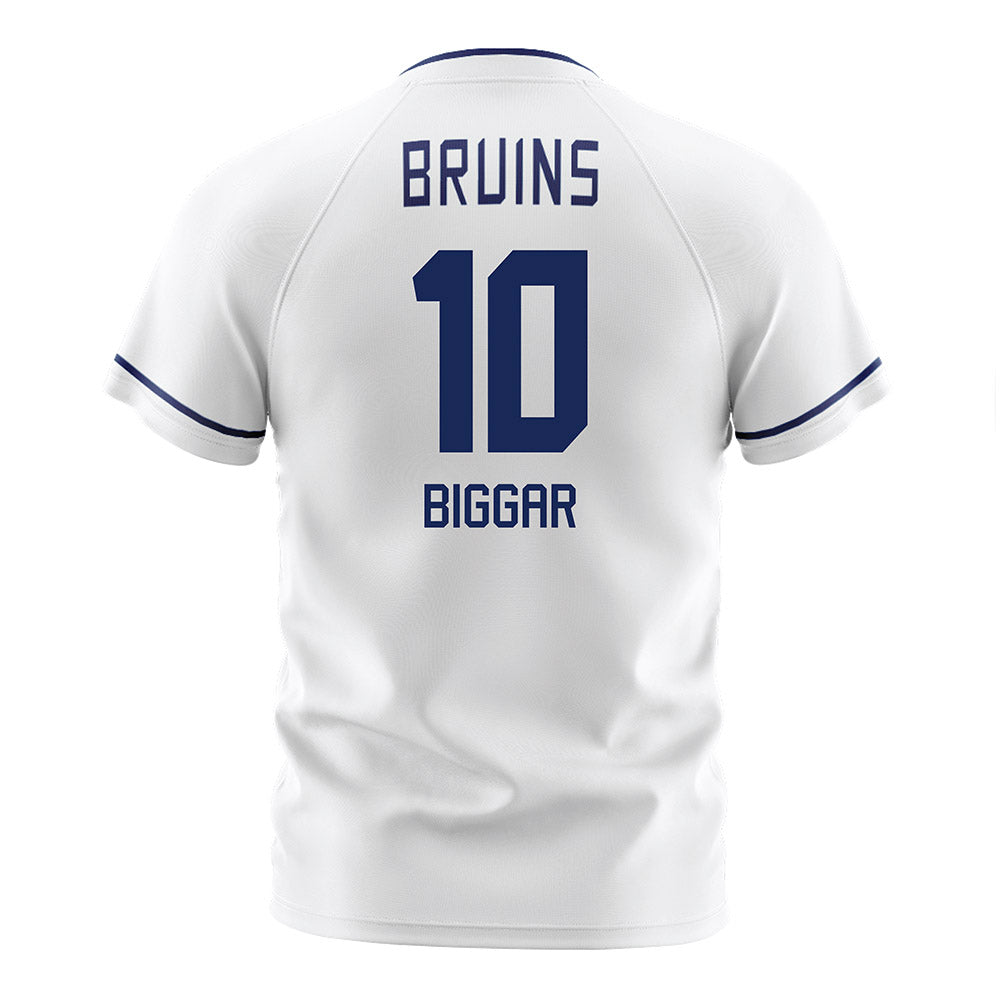 Belmont - NCAA Men's Soccer : Nzuhri Biggar - White Soccer Jersey-1
