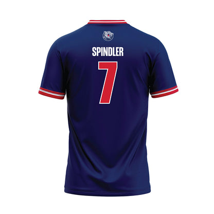 - NCAA Softball : Rylee Spindler - Navy Baseball Jersey-1