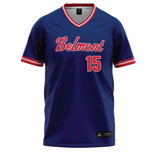 Belmont - NCAA Softball : Maisie Dawson - Navy Softball Jersey
