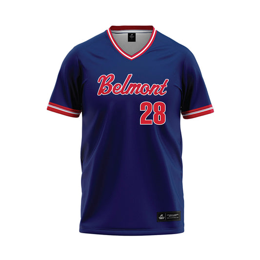 Belmont - NCAA Softball : Ally Middleton - Navy Jersey-0