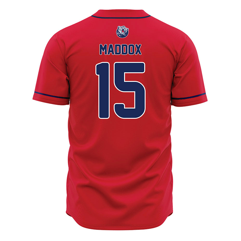 Belmont - NCAA Baseball : Jake Maddox - Red Jersey