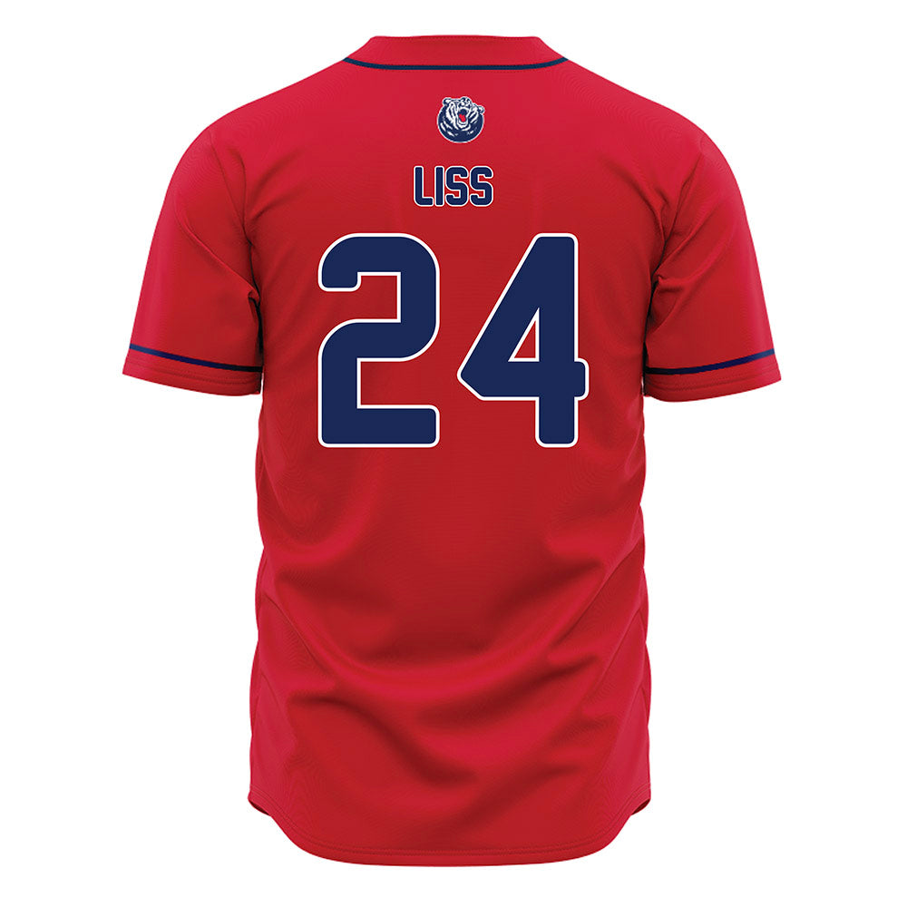 Belmont - NCAA Baseball : Hank Liss - Red Jersey-1