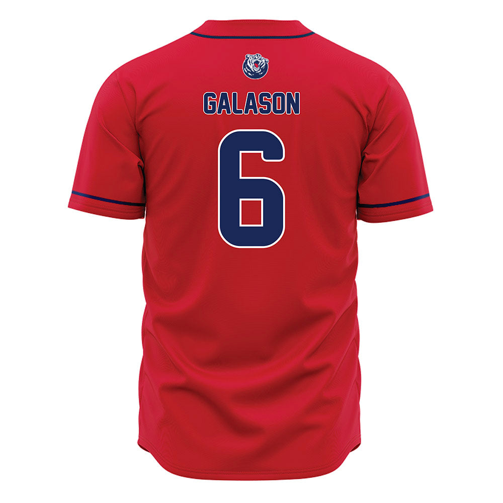 Belmont - NCAA Baseball : Kaden Galason - Red Jersey-1