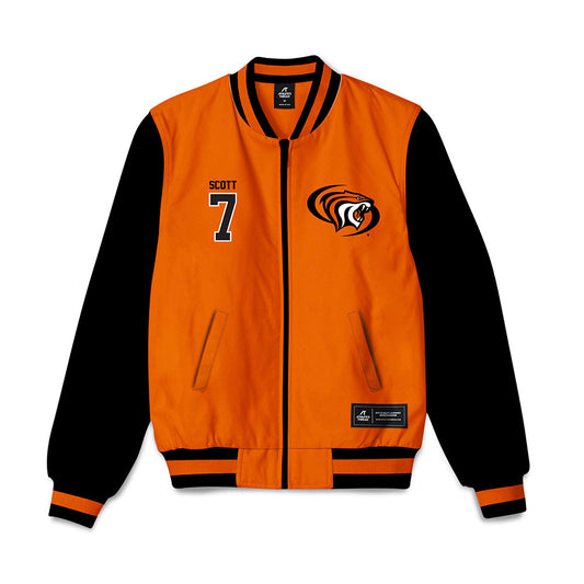 Pacific - NCAA Softball : Jayleen Scott - Bomber Jacket-0
