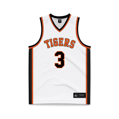 Pacific - NCAA Women's Basketball : Hannah Burg - White Basketball Jersey-0