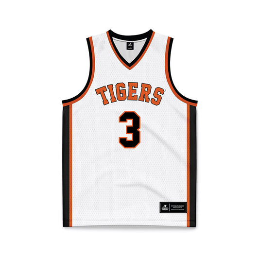 Pacific - NCAA Women's Basketball : Hannah Burg - White Basketball Jersey-0