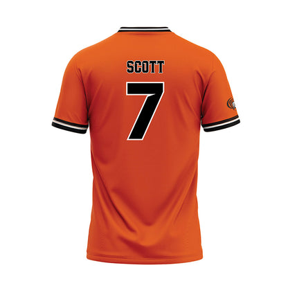 Pacific - NCAA Softball : Jayleen Scott - Orange Baseball Jersey-1
