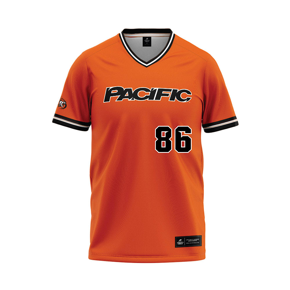 Pacific - NCAA Softball : Kiley Shea - Orange Baseball Jersey-0