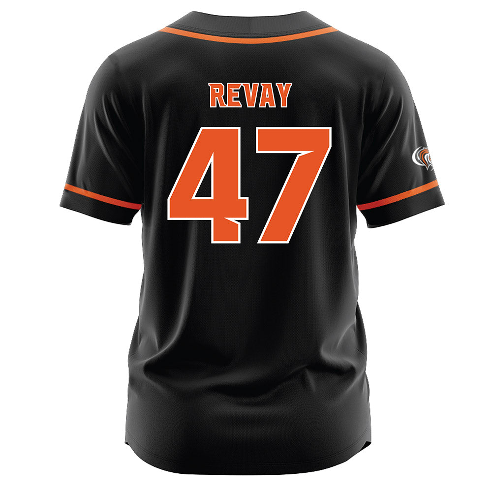Pacific - NCAA Baseball : Carson Revay - Black Jersey-1