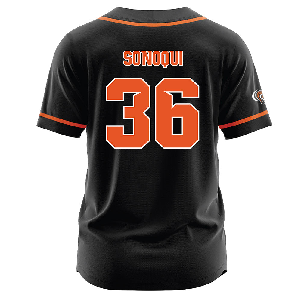 Pacific - NCAA Baseball : Cade Sonoqui - Black Jersey-1