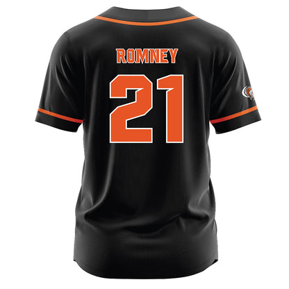 Pacific - NCAA Baseball : Park Romney - Black Jersey-1