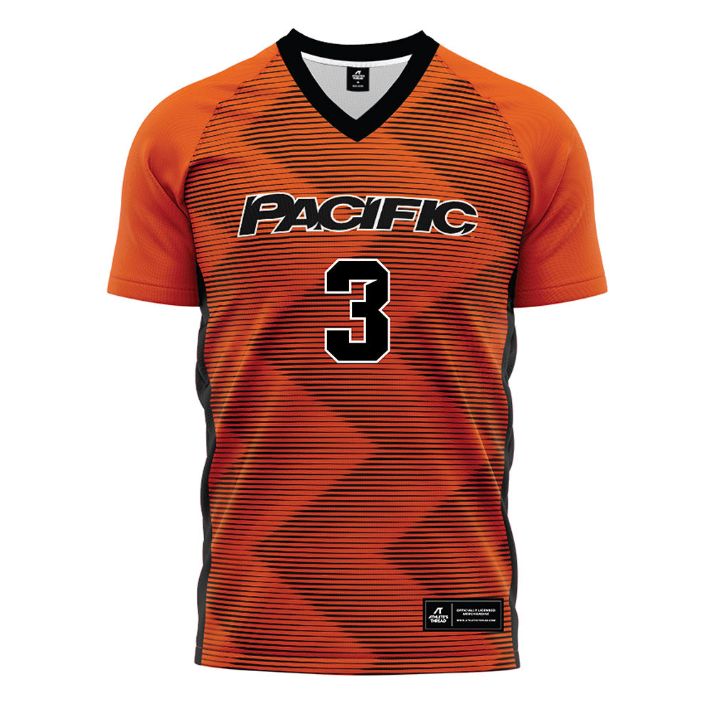 Pacific - NCAA Men's Soccer : Matteo Carbone - Soccer Jersey-0