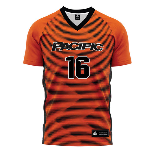 Pacific - NCAA Men's Soccer : Montgomery Carey - Soccer Jersey-0